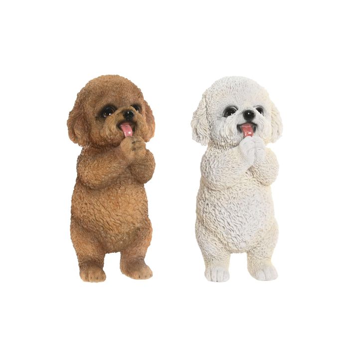 Figura Shabby DKD Home Decor Blanco Marron 10 x 20 x 9 cm (4 Unidades) 0 Figura Shabby DKD Home Decor Blanco Marron 10 x 20 x 9 cm (4 Unidades) 0