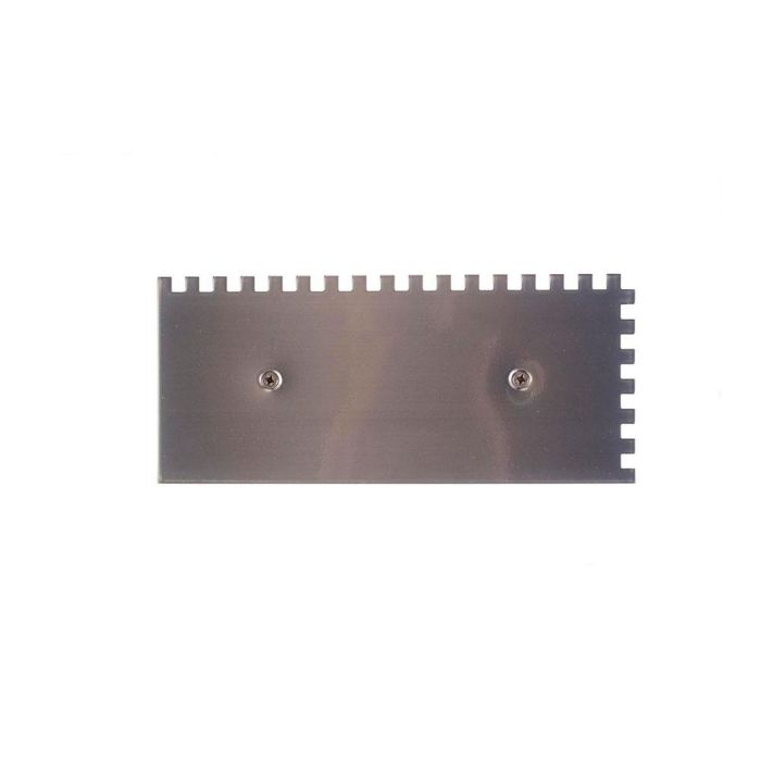 Rubi Peine acero 28cm dentado 8x8mm mango madera cerrado R65984 para morteros y cerámica 2