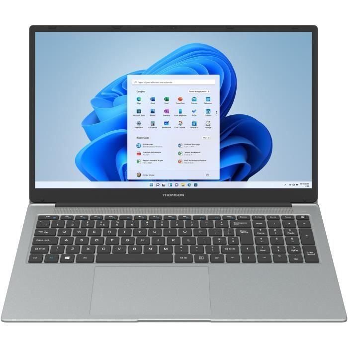 Portátil THOMSON NEO17 - 17.3" HD+ - Celeron N4020 - 8 GB de RAM - SSD de 512 GB - Windows 11 - Gris - AZERTY Portátil THOMSON NEO17 - 17.3" HD+ - Celeron N4020 - 8 GB de RAM - SSD de 512 GB - Windows 11 - Gris - AZERTY