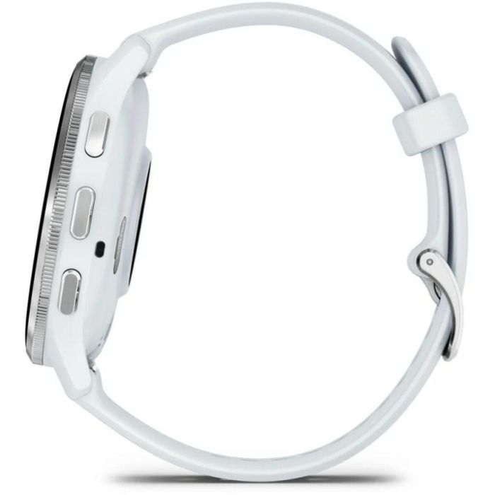 Reloj GPS conectado - GARMIN - Venu 3 - WiFi - 35,4 mm (1.4) - Acero plateado, caja blanca y correa de silicona blanca 1 Reloj GPS conectado - GARMIN - Venu 3 - WiFi - 35,4 mm (1.4) - Acero plateado, caja blanca y correa de silicona blanca 1