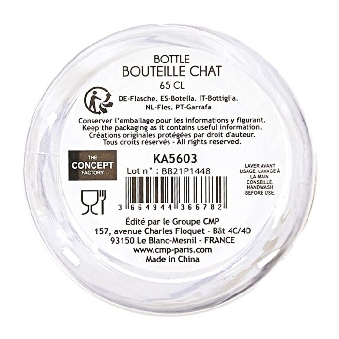 The Concept Factory Botella Gato 850 Ml Mon Chat Mon Ch 6 The Concept Factory Botella Gato 850 Ml Mon Chat Mon Ch 6