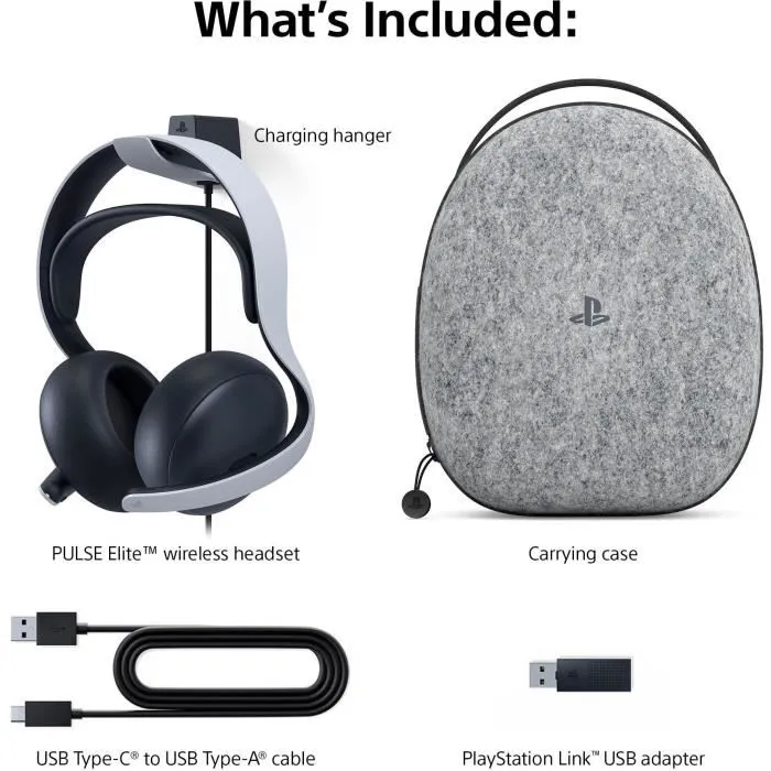 Sony PS5PULSEELITEV2 Auriculares Inalámbricos PULSE Elite para PlayStation 5 3