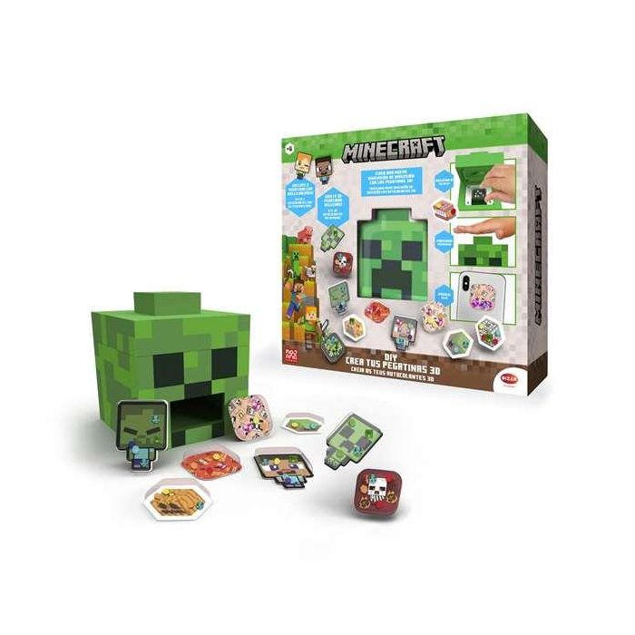 Crea tus pegatinas 3D minecraft. incluye fondos, escoge la forma y mixers, además con 2 personajes 1 Crea tus pegatinas 3D minecraft. incluye fondos, escoge la forma y mixers, además con 2 personajes 1