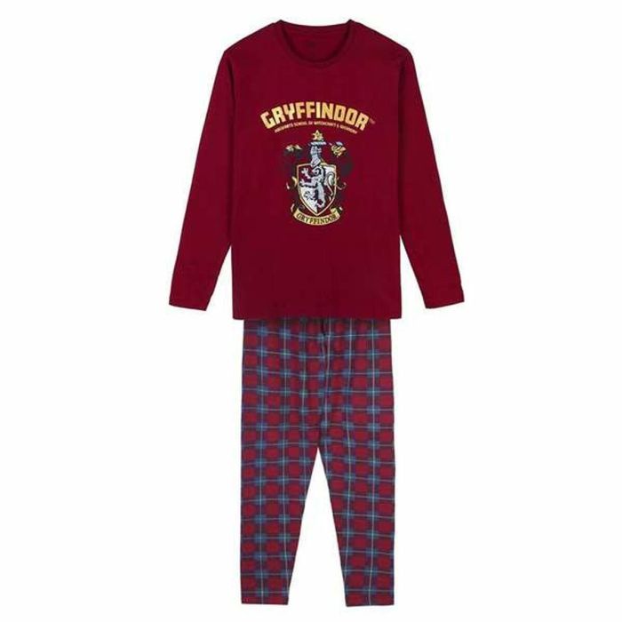 Cerdá Pijama Largo Single Jersey Harry Potter Talla XS Dark Red 0 Cerdá Pijama Largo Single Jersey Harry Potter Talla XS Dark Red 0
