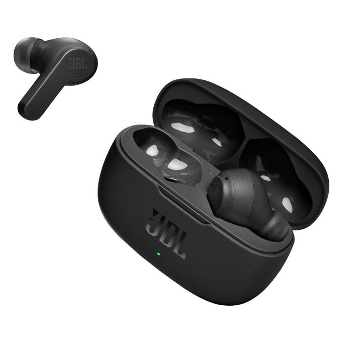 JBL Auriculares Bluetooth Wave 200TWS True Wireless con estuche de carga, Sonido Deep Bass, Autonomía 20h, Negros - JBLW200TWSBLK JBL Auriculares Bluetooth Wave 200TWS True Wireless con estuche de carga, Sonido Deep Bass, Autonomía 20h, Negros - JBLW200TWSBLK