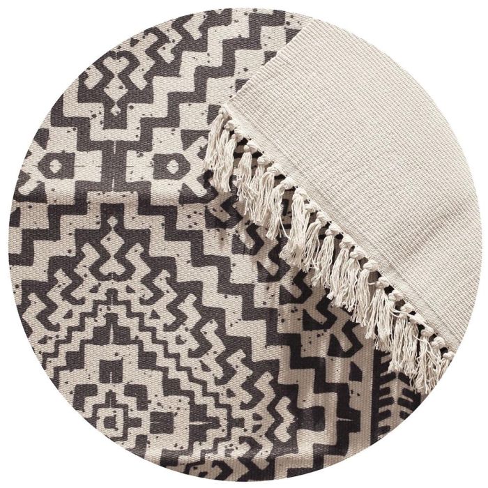 Home Deco Factory Alfombra Étnica Ethnical Life 140x200 cm Algodón y Poliéster 2 Home Deco Factory Alfombra Étnica Ethnical Life 140x200 cm Algodón y Poliéster 2