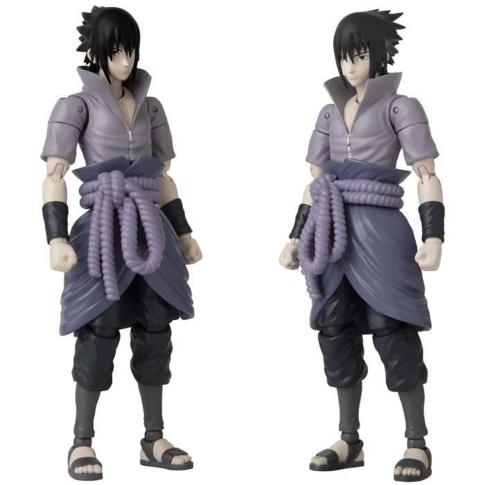 Bandai Figura Anime Heroes Naruto Uchiha Sasuke - 17cm, 16+ puntos de articulación 2 Bandai Figura Anime Heroes Naruto Uchiha Sasuke - 17cm, 16+ puntos de articulación 2