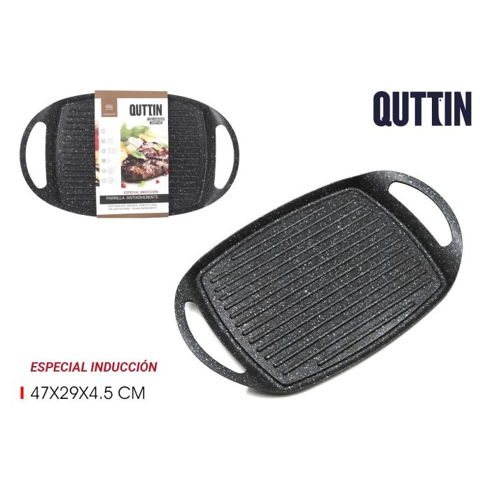 Quttin Parrilla Rectangular Grill 47 x 29 x 4.5 cm (6 Unidades)