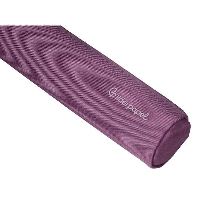 Liderpapel Estuche Portatodo Slim Cilíndrico Morado Empolvado 220x45mm 5
