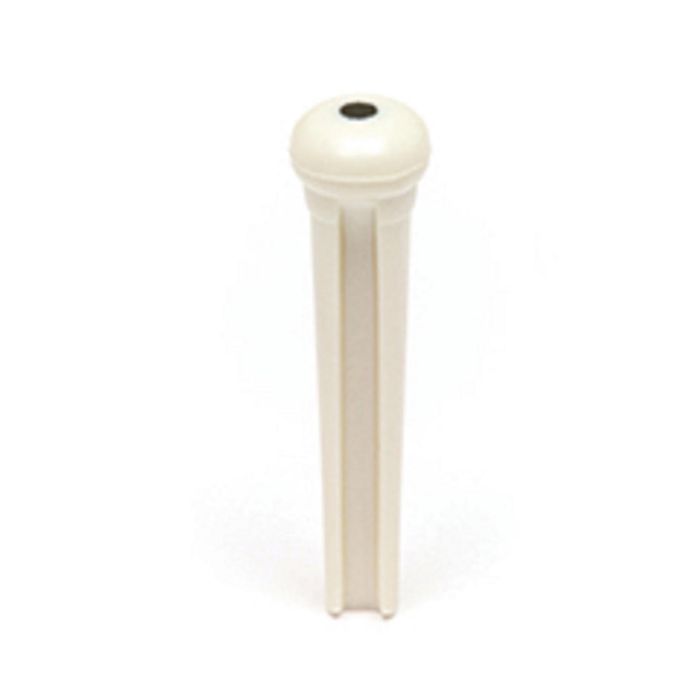 Graphtech Tusq Bridge Pins Martin Style 2Mm White / Black Dot (6 Pcs)