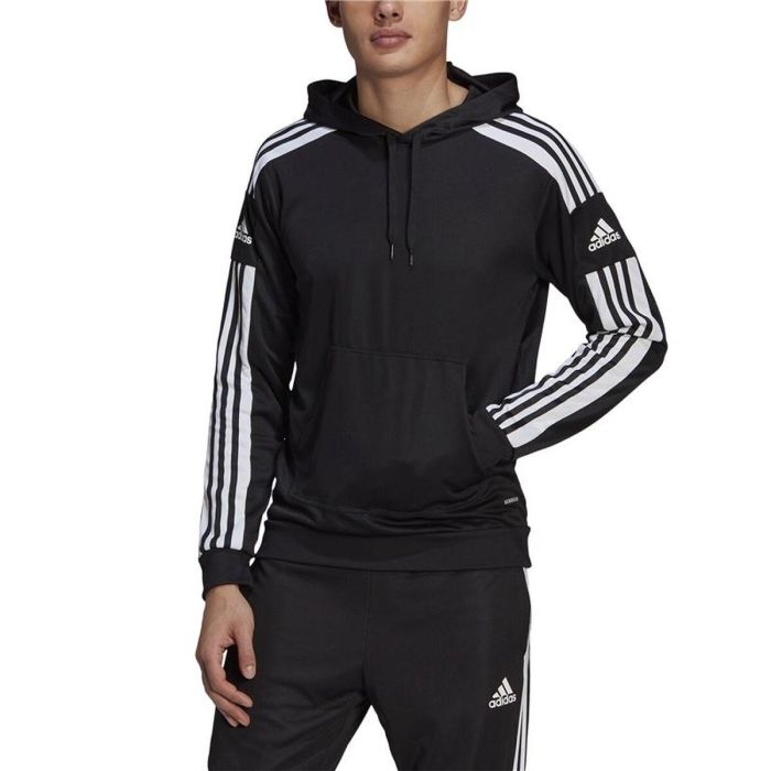 Sudadera con Capucha Hombre Adidas Sq21 Hood Negro XS 3