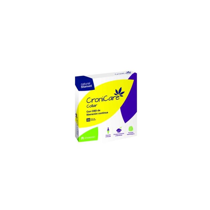 Stangest Cronicare Collar para Perros y Gatos con CBD y Aceite de Menta - 60 cm, 28 días de liberación continua