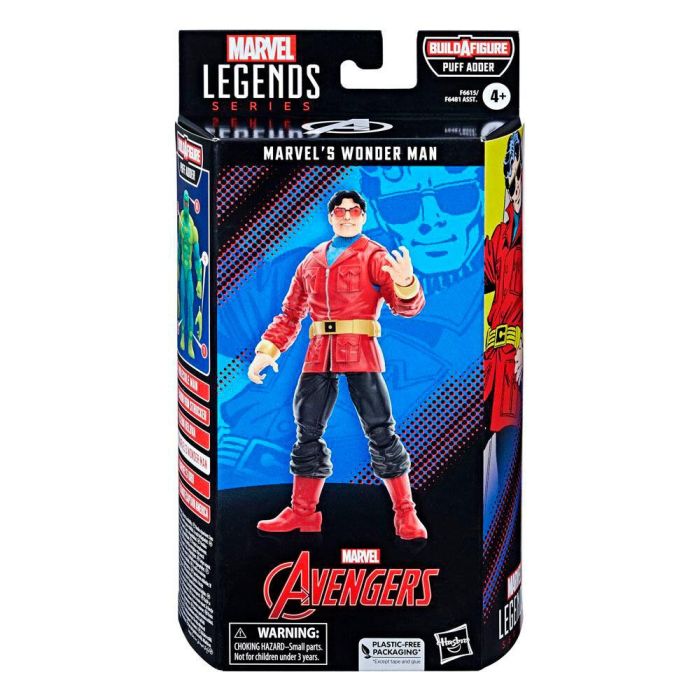 Hasbro Marvel Legends Series Figura de Wonder Man de los Vengadores con accesorios y articulaciones premium 2