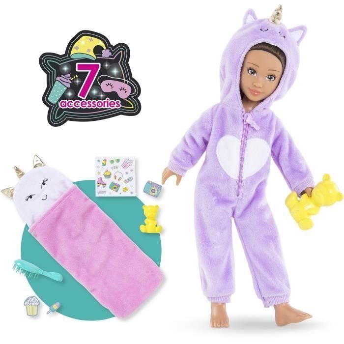 Caja Muñeca Modelo - COROLLE GIRLS - Luna Pyjama Party