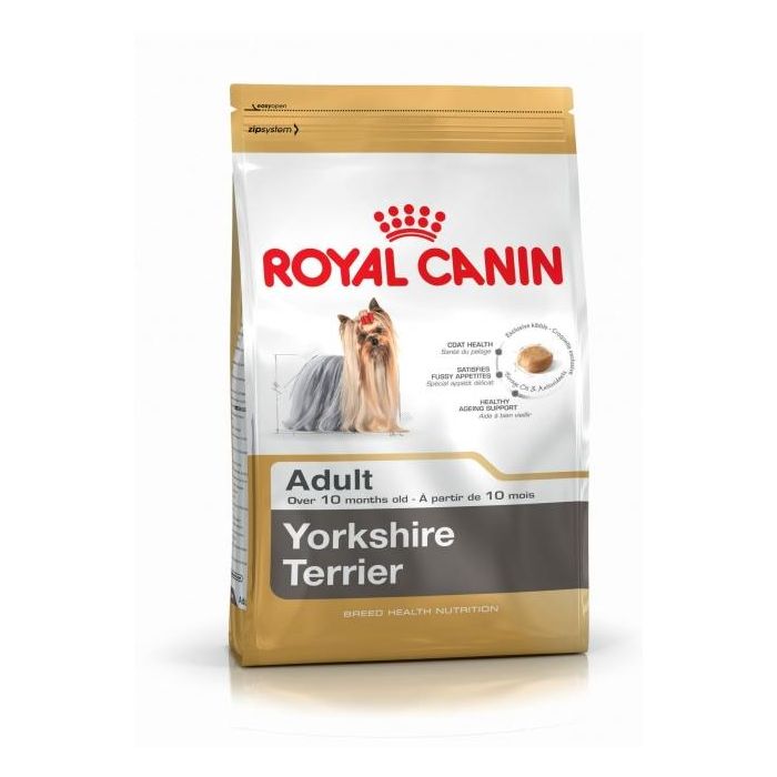 Royal Canin Yorkshire Adult - Alimento para Perros Yorkshire Terrier, 3 kg - Nutrición Específica para Belleza del Pelo Royal Canin Yorkshire Adult - Alimento para Perros Yorkshire Terrier, 3 kg - Nutrición Específica para Belleza del Pelo