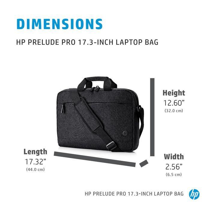 HP Prelude Bolsa para Portátil de hasta 17.3 pulgadas - Protección Acolchada, Resistente al Agua, Diseño Ultraligero 2