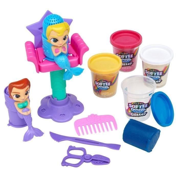 LEXIBOOK - Peluquería de Sirena Brillante en Play-Doh Suave y Moldeable 1 LEXIBOOK - Peluquería de Sirena Brillante en Play-Doh Suave y Moldeable 1