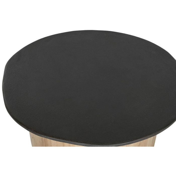 Mesa de Centro Home ESPRIT Natural Marrón oscuro Abeto 90 x 90 x 40 cm 3