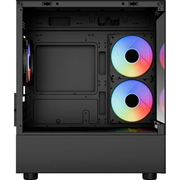 Caja PC - AEROCOOL - Viewport Mini-G V1 - Minitorre - M-ATX - Cristal templado - F-RGB - Negro 2