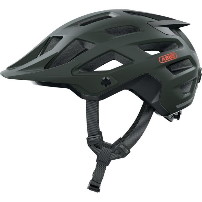 ABUS Moventor 2.0 Casco Ciclismo Montaña Abierto, In-Mould, Ultraligero, Pine Green Talla L (57-61cm) Mate