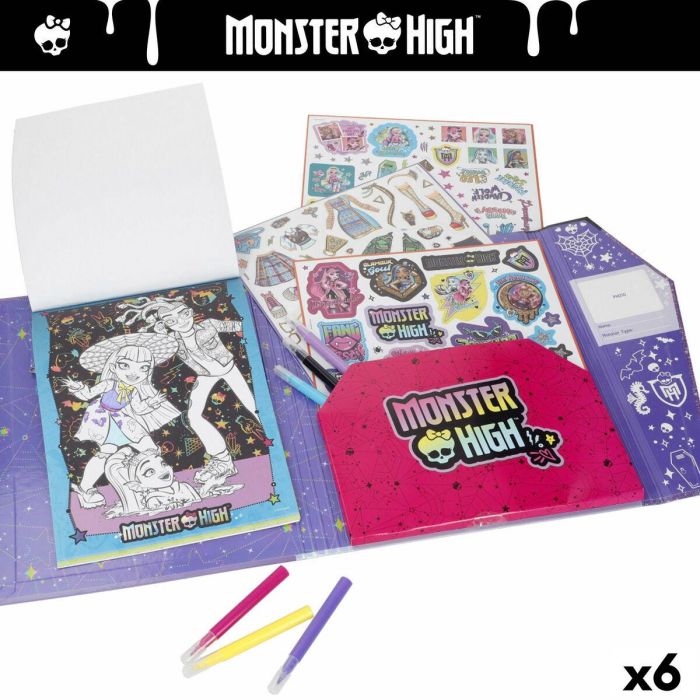 Set de Dibujo Monster High (6 Unidades) 15 Set de Dibujo Monster High (6 Unidades) 15