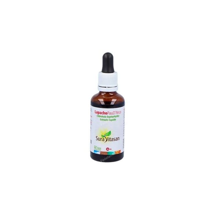 SURA VITASAN Extracto Líquido Lapacho - Pau D'Arco Corteza Cultivo Salvaje 50ml