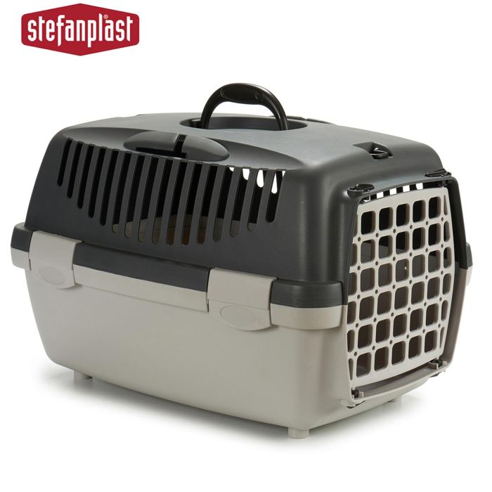 Transportín Plástico Gris Stefanplast 33x30x47 cm - Antracita/Gris Claro (18 Unidades) 1 Transportín Plástico Gris Stefanplast 33x30x47 cm - Antracita/Gris Claro (18 Unidades) 1