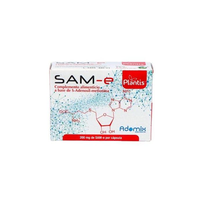 Same 30 Cápsulas - S-Adenosil-metionina con Ácido Fólico y Vitamina B12 para el normal funcionamiento del sistema nervioso