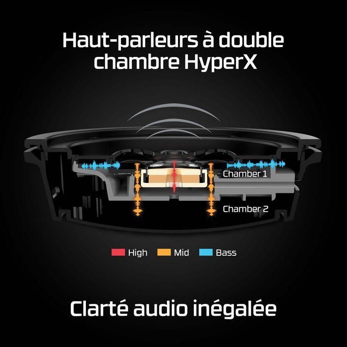 HyperX Cloud Alpha Wireless Gaming Headset - Virtual 7.1-Surround/DTS Headphone:X 2.0/Spatial Audio - Over-Ear Negro/Rojo 9 HyperX Cloud Alpha Wireless Gaming Headset - Virtual 7.1-Surround/DTS Headphone:X 2.0/Spatial Audio - Over-Ear Negro/Rojo 9