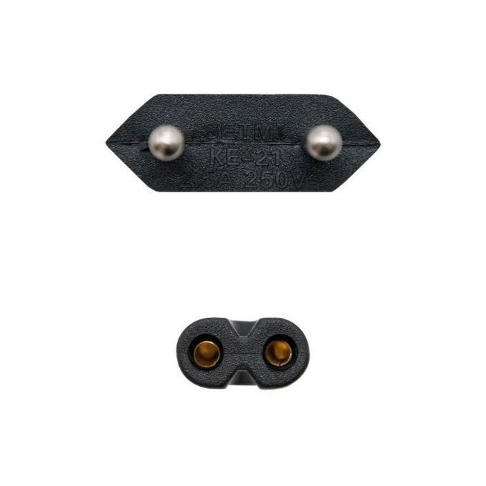 NANOCABLE CABLE ALIMENTACION FORMA 8, CEE7/16/M - C7/H, 3M 2