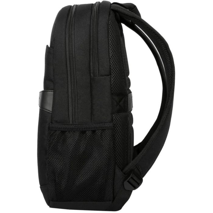 Targus GeoLite Mochila Unisex 16" (40,6 cm) para Portátil Negro, Resistente al Agua, 2 Compartimentos y Bolsillos 5