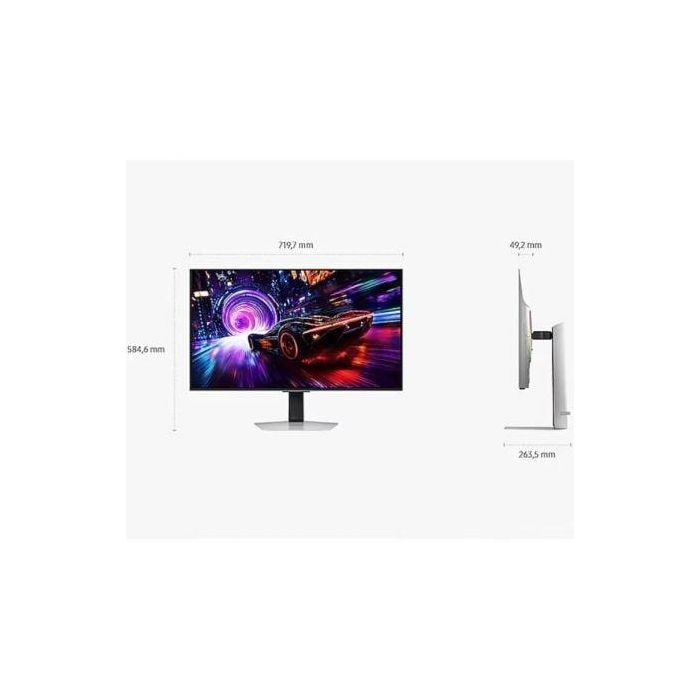 Monitor Gaming Samsung Odyssey OLED G8 S32FG812SU 32"/ 4K/ 0.03ms/ 240Hz/ Regulable en Altura/ Plata 3 Monitor Gaming Samsung Odyssey OLED G8 S32FG812SU 32"/ 4K/ 0.03ms/ 240Hz/ Regulable en Altura/ Plata 3