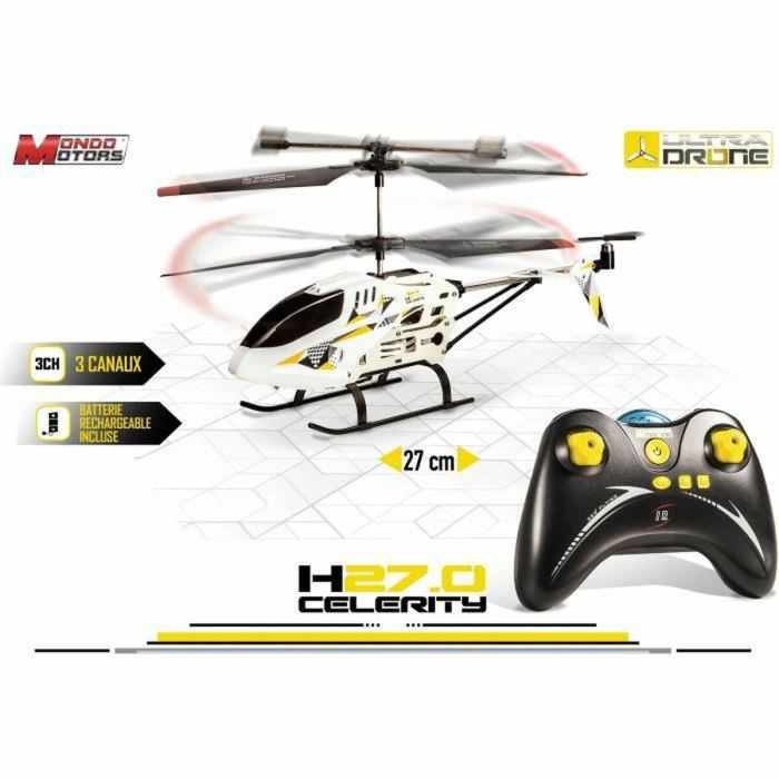 Mondo Motors Modelo S8 Helicóptero Infrarrojos con Tecnología Giroscópica 3 Canales 23cm Cuerpo Metálico +14 años 1
