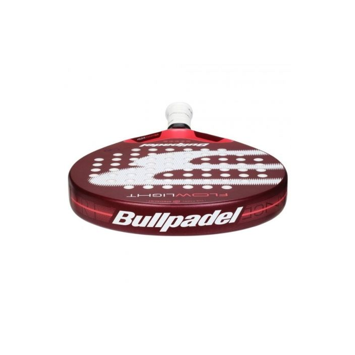 Pala de Pádel Bullpadel Flow Light 25/ Blanca y Roja 1 Pala de Pádel Bullpadel Flow Light 25/ Blanca y Roja 1