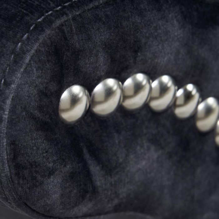 Sofá 3 Plazas Gris Oscuro Tejido Salón 228 X 97 X 100 cm