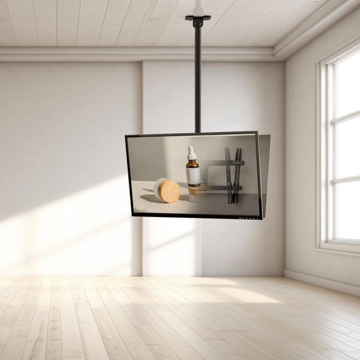 TOOQ SOPORTE TECHO 2 PANTALLAS 43-86" XL NEGRO 5