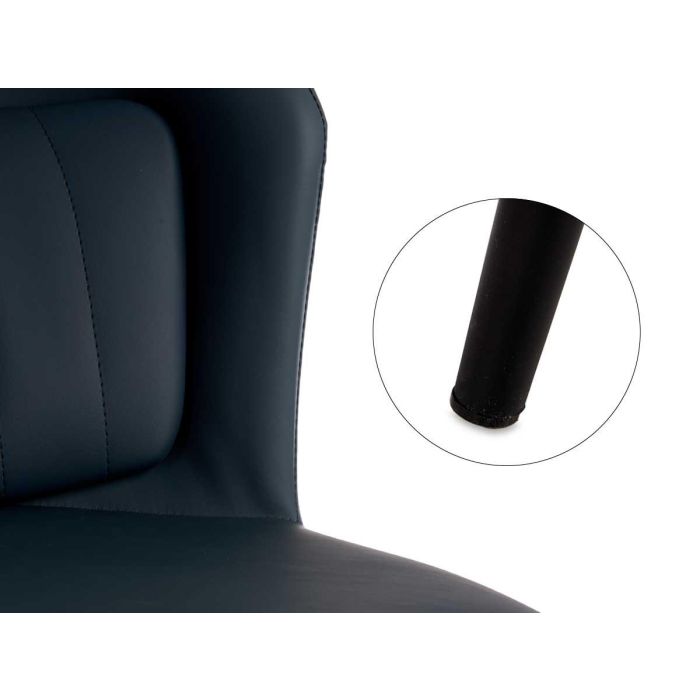 Sillon Azul Respaldo Redondo Con Cojin Giftdecor 51X83CM (2 Unidades) 3 Sillon Azul Respaldo Redondo Con Cojin Giftdecor 51X83CM (2 Unidades) 3
