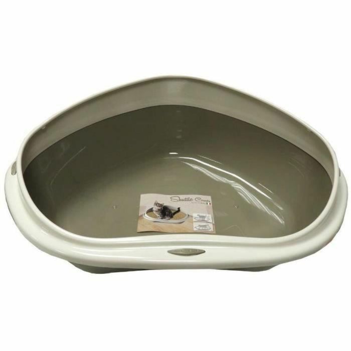 Aime Caja de Arena Corner + Rim 58 x 48 x 20.5 cm para Gatos 3 Aime Caja de Arena Corner + Rim 58 x 48 x 20.5 cm para Gatos 3