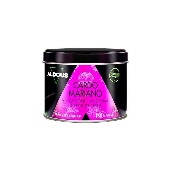 ALDOUS BIO Cardo Mariano con Alcachofa, Cúrcuma, Diente de León y Desmodio ALDOUS BIO Cardo Mariano con Alcachofa, Cúrcuma, Diente de León y Desmodio