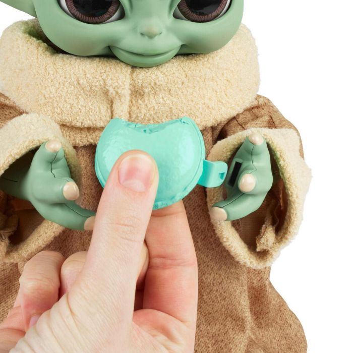 Hasbro Galactic Snackin Grogu Figura Interactiva Baby Yoda The Child Mandalorian Star Wars 23cm Sonidos y Movimientos +4 Años 6 Hasbro Galactic Snackin Grogu Figura Interactiva Baby Yoda The Child Mandalorian Star Wars 23cm Sonidos y Movimientos +4 Años 6