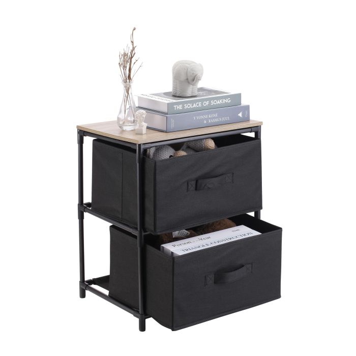 Confortime Cajonera TNT/Madera 2 Cajones 40x30x47.5 cm 3