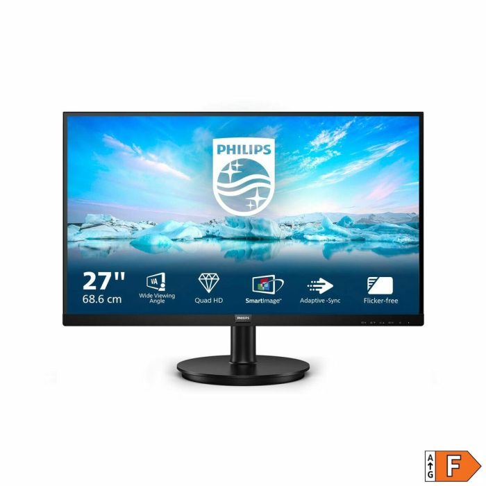Philips 275V8LA/00 Monitor Profesional 27" QHD (2560x1440) VA Sin Parpadeo LowBlue Altavoces Negro HDMI DisplayPort 5