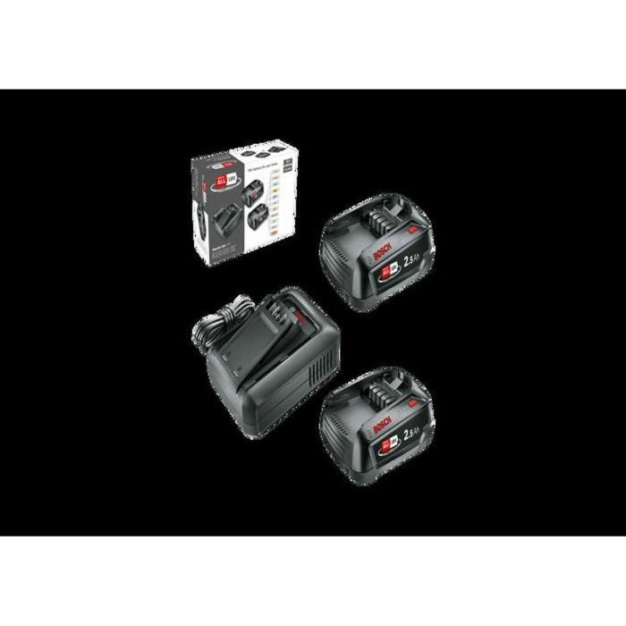 Bosch Green 1600A031T5 - Kit de inicio 18V con 2 baterías 2.5 Ah y cargador