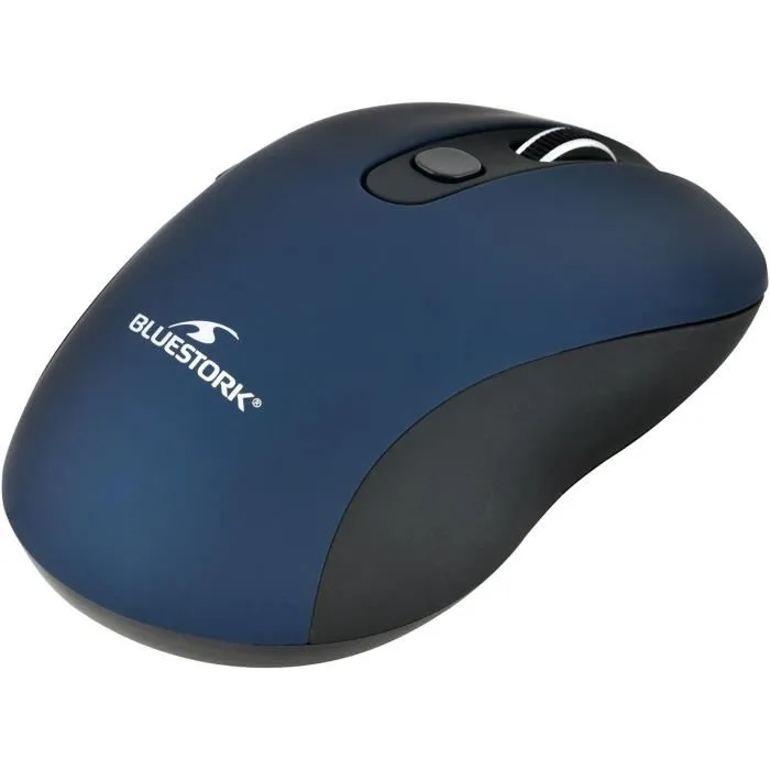 Bluestork Ratón Inalámbrico 2.4 GHz 6 Botones Azul 2