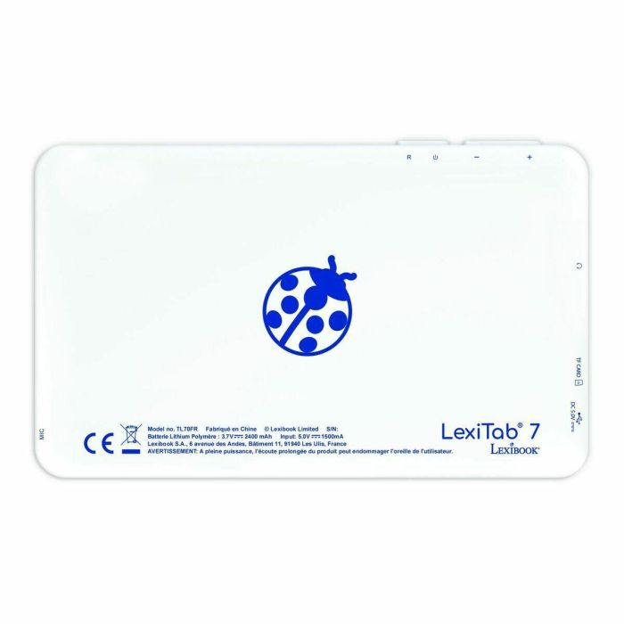Lexibook LexiTab Master 7 Tablet educativa para niños 6-14 años, HD 7", procesador Quad Core, 1GB RAM, Android, control parental, con cubierta protectora. 1 Lexibook LexiTab Master 7 Tablet educativa para niños 6-14 años, HD 7", procesador Quad Core, 1GB RAM, Android, control parental, con cubierta protectora. 1
