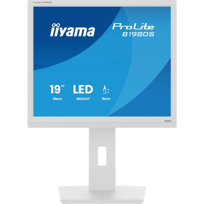 Iiyama ProLite B1980S-W1 Pantalla LED 19" 1280x1024 SVGA Blanco 9