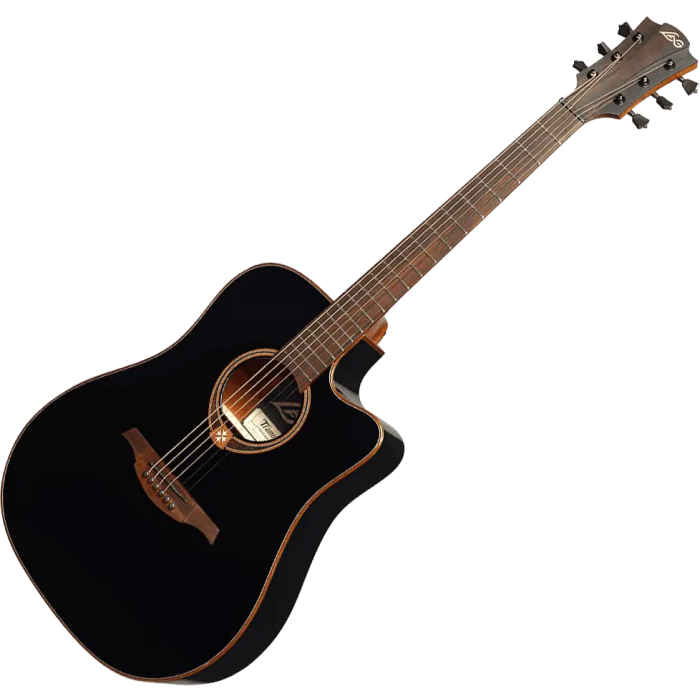 LAG Guitarra Acústica Dreadnought Cutaway Tramontane 118 A/E Electroacústica Negra Brillante 3 LAG Guitarra Acústica Dreadnought Cutaway Tramontane 118 A/E Electroacústica Negra Brillante 3