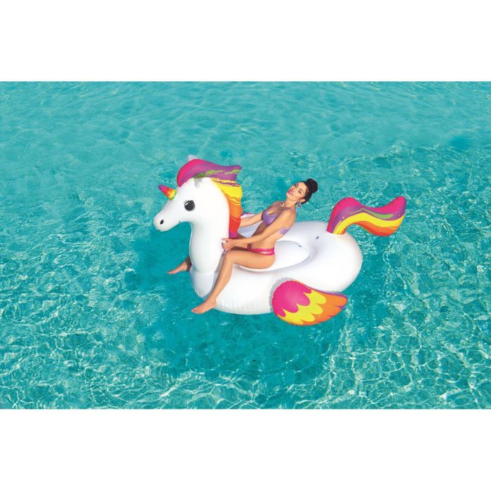Bestway Figura Hinchable Unicornio con Asas 224x164 cm Playa y Piscina 41113 2