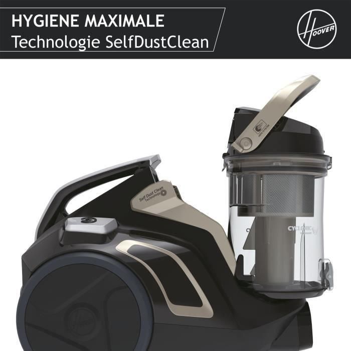 Aspirador de Bidón Sin Bolsa - HOOVER - HP720PET - 850 W - 68 dBA - Cassette 2 L - Especial para parquet y animales 2 Aspirador de Bidón Sin Bolsa - HOOVER - HP720PET - 850 W - 68 dBA - Cassette 2 L - Especial para parquet y animales 2
