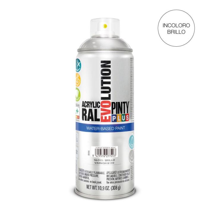 Pinty Plus Pintura en spray Evolution B199 520 cc Barniz brillo